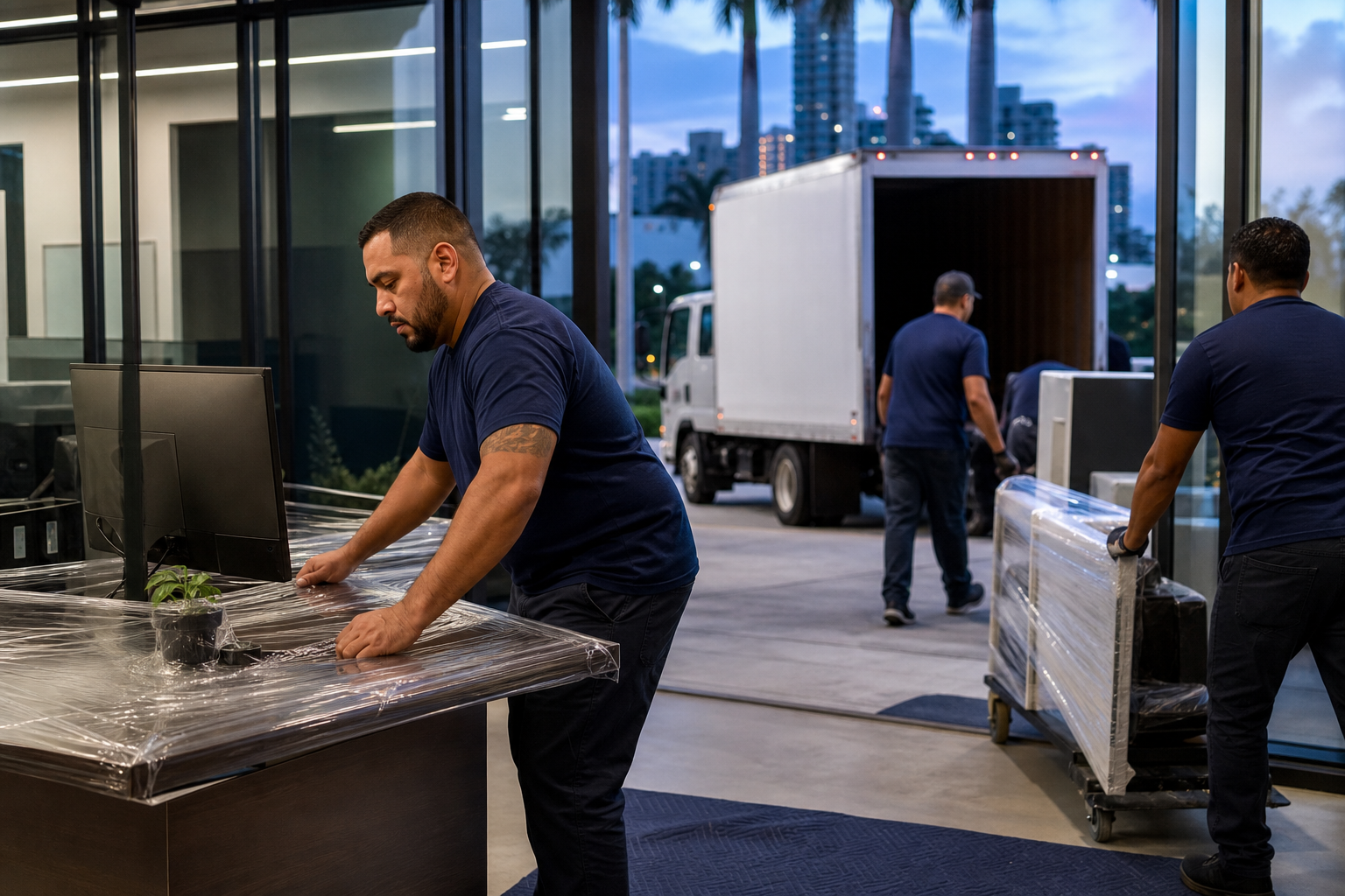 Office and commercial movers in Miami